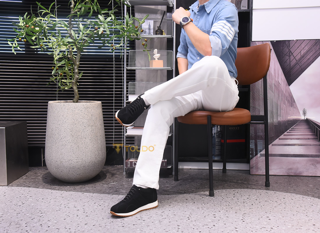 Giày cao 8cm da lộn 8